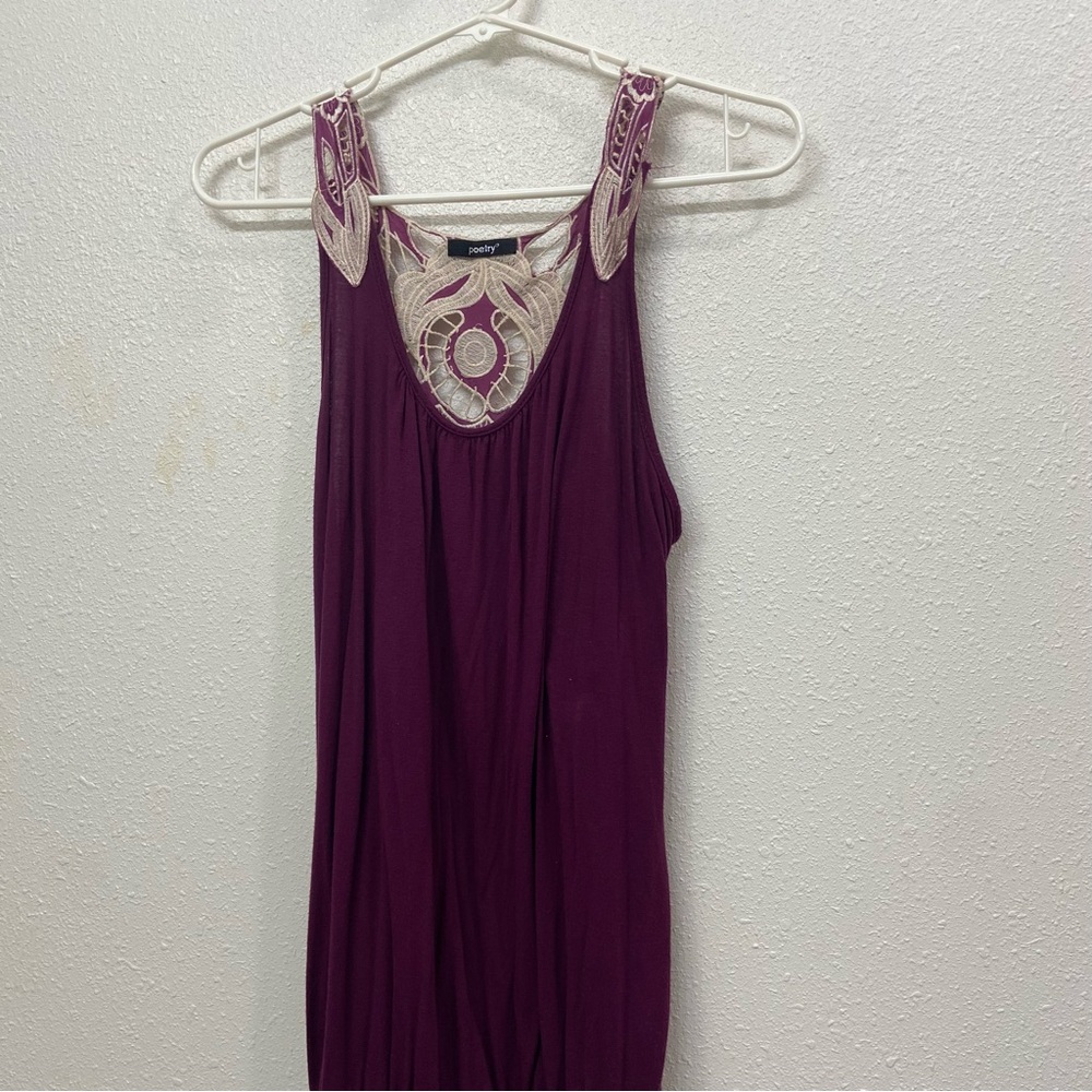 Poetry Rich Purple Top with Intricate Embroidery